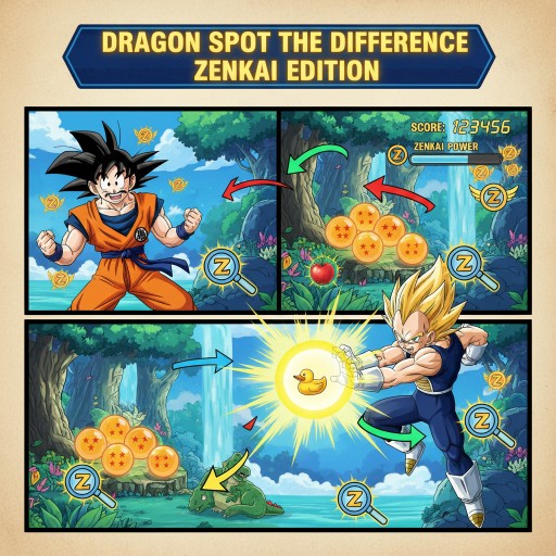 Dragon Ball Spot the Difference: Zenkai Edition