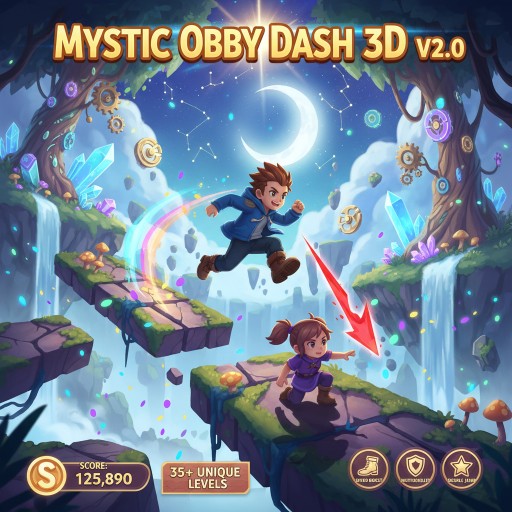 Mystic Obby Dash 3D v2.0